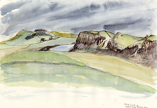 Crag Lough from Steel Rigg