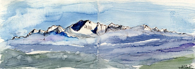 H1: Kangchenjunga from Observatory Ridge