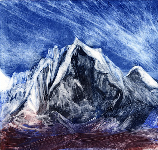 Island Peak from Dusum, Khumbu 