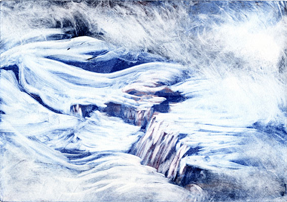 Storm on the Glacier des Boissons