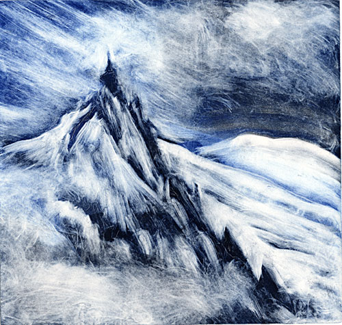 Aiguille du Midi and Mt Blanc