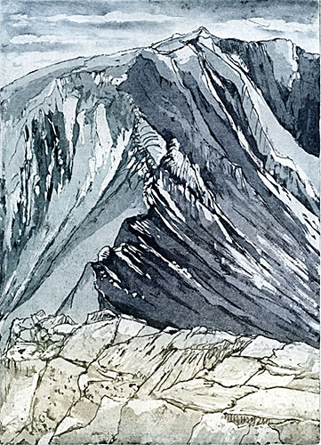 Striding Edge and Helvellyn, Cumbria