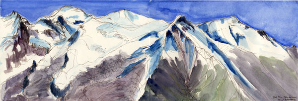 Mont Blanc from Brevent