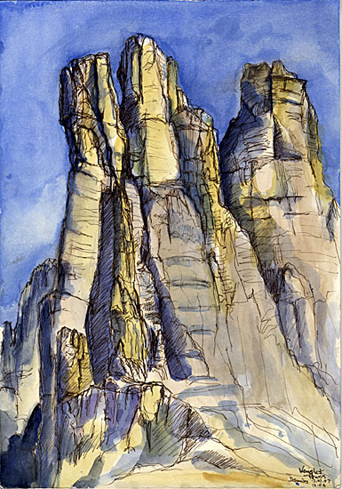 Vaiolet Towers, Rosengarten