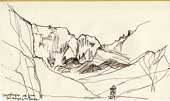 Kangchenjunga from Thangsing