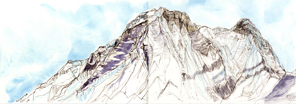 Annapurna South from Annapurna Base Camp