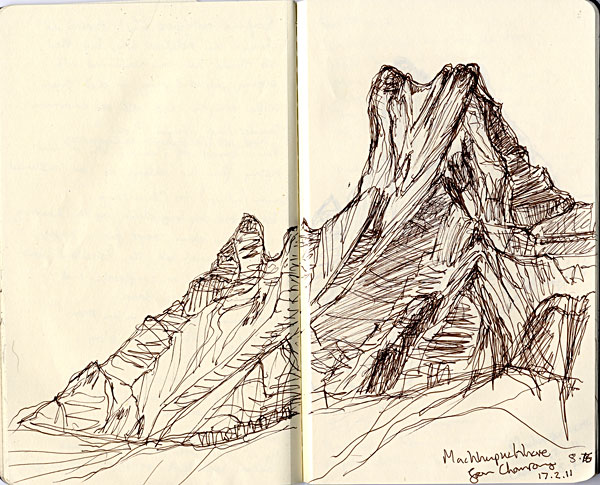 Machhupuchhare from Chomrong