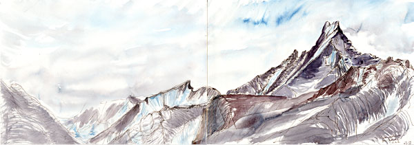 Machhupuchhare from Chomrong