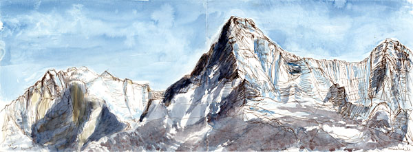 Annapurna I and Annapurna South from Poon Hill	