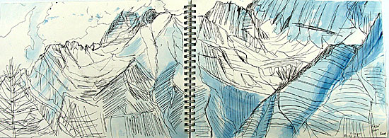 Julian alps sketch